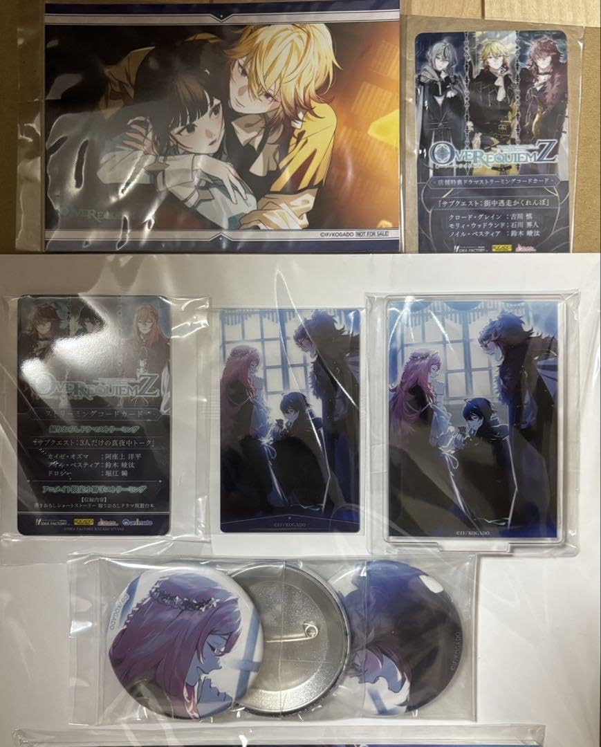 オーバーレクイエムズ　アニメイト 特典 OVER REQUIEMZ OVER REQUIEMZ オバレク オーバーレクイエムズ アニメイト 特典